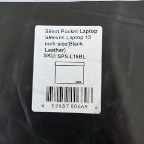 SLNT Leather Laptop Sleeve Block:WiFi,Bluetooth,GPS, RFID,NFC,Satellite,etc NEW! - Picture 12 of 12
